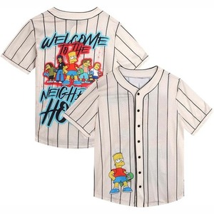 Camiseta de Béisbol Moderna - Ropa Deportiva de Malla Estilo Hip Hop - Camisa Casual Transpirable con Botones para Hombre - Product Image 6