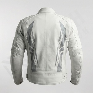 Veste de moto en cuir véritable pour homme de qualité supérieure, nouvelle arrivée, vestes de moto d'hiver, protections amovibles, personnalisables - Product Image 2
