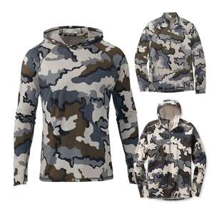 <b>Men</b> Camo Hunting <b>Base</b> <b>Layer</b> 1/4 Zip Long Sleeve Performance Shirt Breathable Quick Dry Thermal Underwear Outdoor Camouflage Tops - Product Image 5