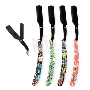 Rasoir professionnel en acier inoxydable à lame simple pour le rasage des hommes avec lames remplaçables, outil de beauté - Product Image 4