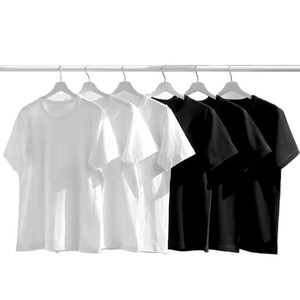 T-shirt pour homme en coton 180g, coupe ample, manches courtes, col rond, confortable, écologique, prix d'usine Bangladesh Chine - Product Image 1