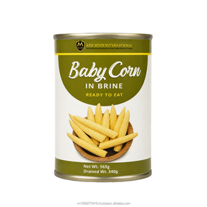 Maíz en Rodajas Enlatado Premium en Salmuera, Corte Entero, Proveedor Mayorista de Vietnam - Product Image 1