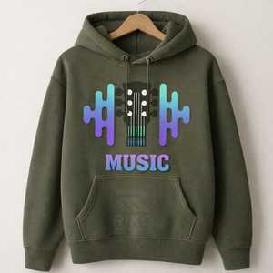 Sweat-shirt à capuche unisexe surdimensionné en molleton 100 % coton, style streetwear, avec motif personnalisé, idéal pour l'hiver - Product Image 1