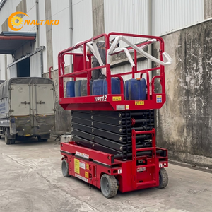 Plataforma Elevadora de Tijera Eléctrica de 300 kg y 14 m, 220 V, Remolcable, para Trabajos en Altura de 16 m, Proyecto de Astillero - Product Image 3