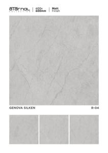 Solución de suelo de porcelana mate con diseño de tallado técnico de 60x60 cm que ofrece una superficie con tacto esculpido y un piso interior contemporáneo. - Product Image 3