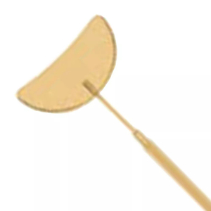 Premium Gold Plated Moon Eyelash <b>Mirror</b> Stainless Steel Non-slip Handle Eyelash Extension Tools Equipment For Beauty Lash Salon - Product Image 6