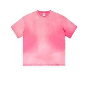 T-shirt vierge surdimensionné 100 % coton, personnalisable, de haute qualité, épais, délavé à l'acide, effet soleil, séchage rapide, respirant, vente en gros - Product Image 1