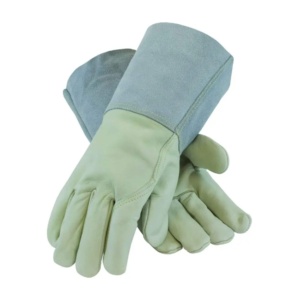 Gants de sécurité en cuir de chèvre et croûte de cuir de vache pour soudage TIG, outils et accessoires industriels, gants de jardinage pour le travail domestique - Product Image 6