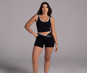 Débardeur côtelé sans manches pour femme, couleur unie, tricot respirant, court, décontracté, mode estivale, vente en gros - Product Image 5