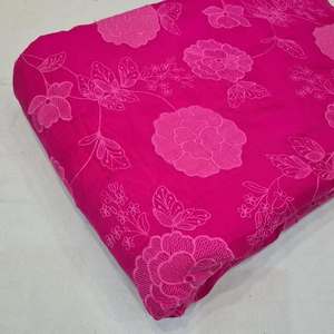 Tissu en Chiffon Brodé Malty Dobby 100% Polyester Respirant Écologique pour Mariage, Couleurs Personnalisées, Fournisseur Textile Export - Product Image 1