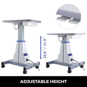 Professionale carretto medico motorizzato strumento tavolo da lavoro carrello dentale regolabile oculari ottici tavolo 2 strumenti ospedali - Product Image 4