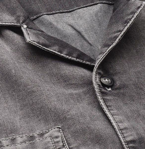 Nouvel ensemble de shorts pour homme en denim uni, style urbain, 100 % coton, respirant et à séchage rapide, idéal pour l'été – Fabrication usine - Product Image 6