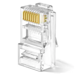 Free Sample Best Mini Plug Cat6 Cat5 Rg45 Metal 8 Pin Price Ethernet Rj45 Connector