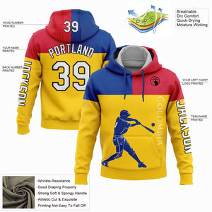 Sudadera con Capucha Personalizada Negra Sublimada 100% Poliéster, Sudadera con Nombre y Número del Equipo, Ropa Deportiva de Entrenamiento - Product Image 2