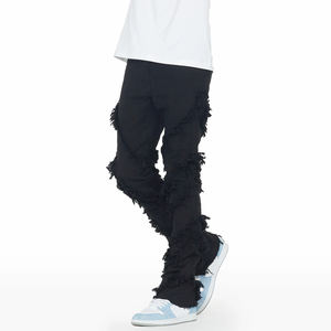 Pantalones Vaqueros Casuales de Alta Calidad para Hombre, 100% Algodón, Colores Sólidos, Ligeros, Más Vendidos, Diseña Tus Propios Vaqueros - Product Image 4