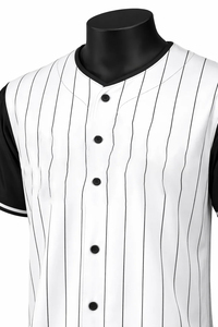 Derniers modèles de maillots de baseball pour hommes, logo/couleur personnalisés, respirant, haute qualité, manches courtes, 100% polyester, séchage rapide, anti-plis - Product Image 3