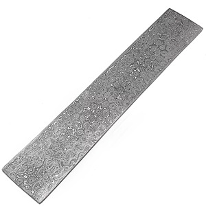Barra de Acero de Damasco con Patrón de Cestería, Forjada a Mano, Lámina de Metal de Alto Contenido de Carbono, Suministro para Fabricación de Cuchillos DIY - Product Image 5