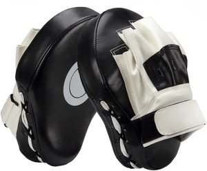 Guantes de Boxeo Curvos para Entrenamiento, Almohadillas de Entrenamiento de Cuero Sintético, Ideales para Karate, Muay Thai, Kickboxing y Sparring - Product Image 2