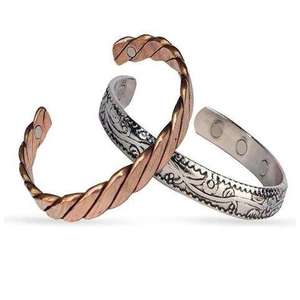 Unisex Elegant Copper Brass Handcrafted Modern <b>Indian</b> Bracelet Premium Quality Handmade Fashion <b>Bangles</b> Jewelry - Product Image 2