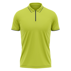 T-shirts décontractés pour hommes en polyester/coton, de qualité supérieure à prix abordable, couleur unie, respirants, séchage rapide, coupe ajustée, manches courtes, logo personnalisé - Product Image 4