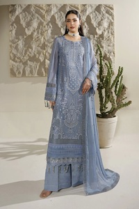 <b>Top</b> seller party wear branded Shalwar kameez suits for women in very high quality chiffon stuff with very fine embroidered - Product Image 4
