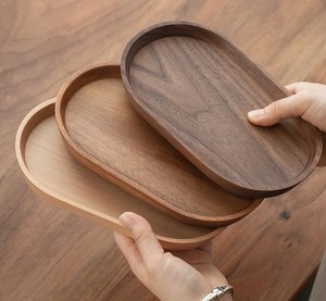 Plateau de service et de rangement en bois irrégulier fait main, plateau artistique pour le petit-déjeuner, le café et les boissons, idéal pour les maisons, les mariages et les restaurants - Product Image 3