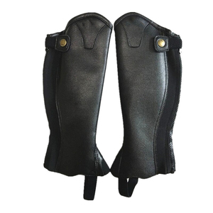 Hot Selling Professional Customized Material English Style <b>Half</b> <b>Chaps</b> 2026 Customized Logo High Equestrian <b>Chaps</b> - Product Image 2