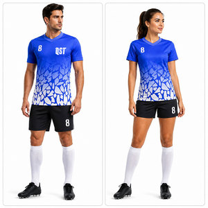 Maillot de football le plus vendu, 100 % polyester, uniforme de football en vente, conception de logo personnalisée, ensembles d'uniformes de football - Product Image 6