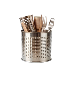 Porte-couverts métallique de qualité supérieure, plaqué or, taille personnalisée, porte-couverts pour cuillères et couteaux, pour la maison et la cuisine - Product Image 5