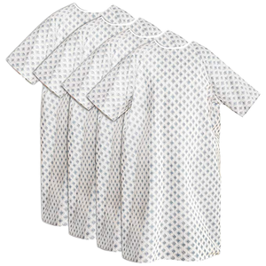 Ropa para Pacientes, Bata de Paciente de Manga Corta, Bata de Hospital Estampada, Uniforme de Enfermera, Bata de Hospital, Nuevo Estilo de Moda - Product Image 4