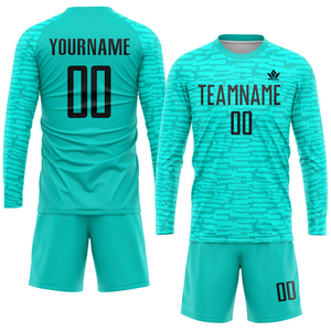 Maillot de football personnalisé pour homme, sublimé, avec nom et numéro d'équipe, col rond, manches courtes, 100 % polyester, anti-humidité, uniforme d'équipe adulte - Product Image 3