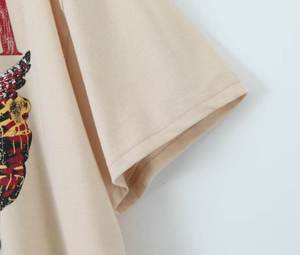 เสื้อยืดคุณภาพสูง 300 กรัม ผ้าฝ้าย 100% ทรงหลวม ไหล่ตก พิมพ์โลโก้แบรนด์ตามสั่ง พิมพ์นูน  ไซส์ใหญ่  สำหรับผู้หญิงและผู้ชาย - Product Image 5