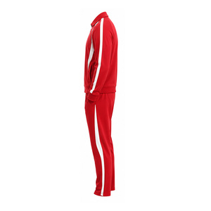 Custom Sport Tracksuits for Men Fleece Athletic Training Set Zip Jacket Jogger <b>Pants</b> Wholesale Gym Wear Manufacturer OEM Factory - Product Image 5