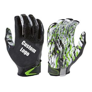 Guantes de Fútbol Americano para Exteriores, Diseño Personalizado de Dedos Completos, Agarre Invernal, Cierre Ajustable en la Muñeca, Unisex, Ligeros - Product Image 1