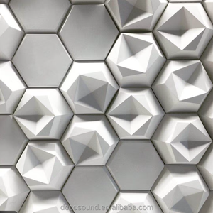 Deco âm thanh <span class=keywords><strong>3D</strong></span> hình lục giác Pet Acoustic tường bảng cách âm trang trí cảm thấy Hội Đồng Quản Trị - Product Image 1