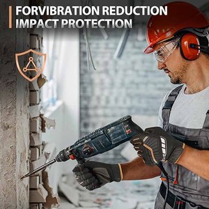New Design Custom Logo Reinforced Synthetic Leather Amara Mechanic <b>Gloves</b> Tpr Inject Abrasion Resistant <b>Touchscreen</b> Work <b>Gloves</b> - Product Image 5