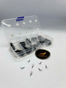 Extensions de cils DIY de haute qualité, bouquets de cils effet wispy 5D, volume hybride, éventails de cils pré-faits en cachemire, marque privée - Product Image 4