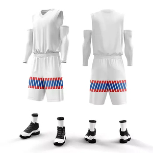 Uniforme de basketball sur mesure avec maillot sans manches et short en polyester léger pour un confort optimal - Product Image 2