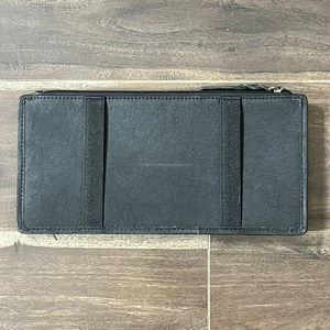 New Western Style Hair On Cowhide Leather Car Sun Visor Organizer Multiple Pocket for <b>Document</b> Sunglasses <b>Holder</b> for Vehicles - Product Image 5