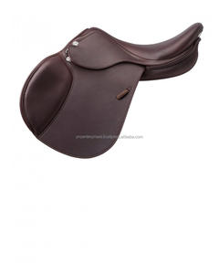 Selle de dressage en cuir de qualité supérieure Plusieurs couleurs et tailles disponibles-Taille du siège 14 "-18" - Product Image 1