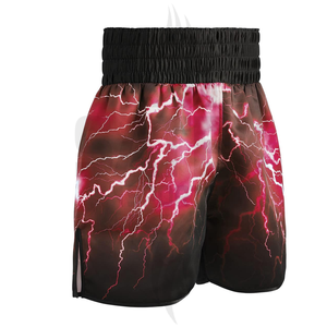 Shorts de Muay Thai Personalizados al por Mayor, Pantalones Cortos de Kickboxing MMA, Unisex, Transpirables, Elásticos, de Secado Rápido, Ligeros, 100% - Product Image 1