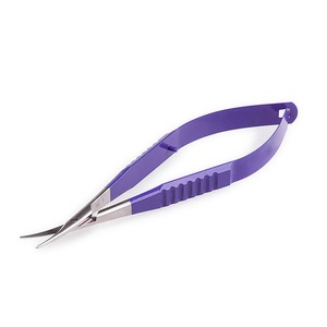 Ciseaux de coiffure professionnels à ressort, ciseaux à sourcils, ciseaux à cils en acier inoxydable avec poignée confortable – Vente chaude - Product Image 5