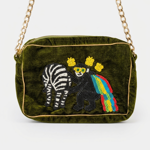 Bolso de Lujo Bordado a Mano con Cuentas, Bolso de Noche Étnico Artesanal Sostenible, Bolso de Mano Personalizado al por Mayor para Bodas y Fiestas - Product Image 1