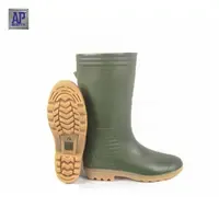 รองเท้าบูท AP รุ่น 9506 สีเขียว รองเท้าเซฟตี้-รองเท้าบูทป้องกันน้ำ PVC ทนทานสูง - Product Image 3