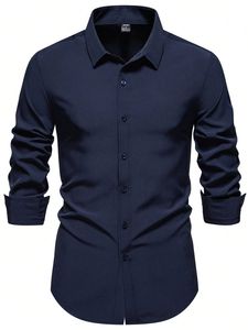 Premium Custom Printed Men's Dress Shirt in Soft Cotton Long Sleeve for Casual and Formal Wear - Product Image 4