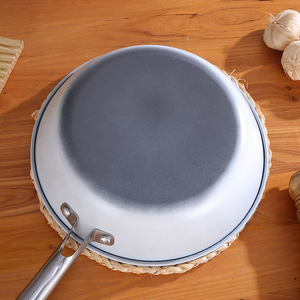 Wok antiadhésif multi-usages, idéal pour la cuisson du riz, des nouilles, des légumes, du poulet, des fruits de mer et des recettes maison saines au quotidien - Product Image 6