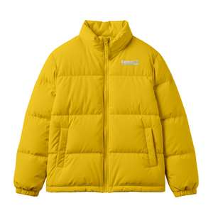 2025 Polyester Outdoor Winter <b>Quilted</b> Stand Collar Front Logo OEM ODM <b>Thick</b> Insulated Warm Thermal Wear Custom Puffer Jacket - Product Image 2