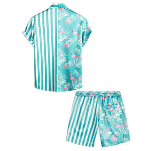 Produit en promotion : Ensemble t-shirt à manches courtes et short pour homme, ensemble de jogging d'été en coton pour homme avec personnalisation - Product Image 2