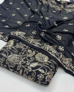 Wholesale Sequin Embroidery <b>Fabric</b> Export Quality Mesh Net Garment Textile For Importers And Bulk Buyers - Product Image 6