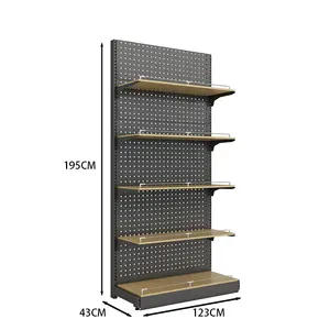 Prachtige Supermarkt Ontwerp Gondelplanken Rekken Winkel Display Planken